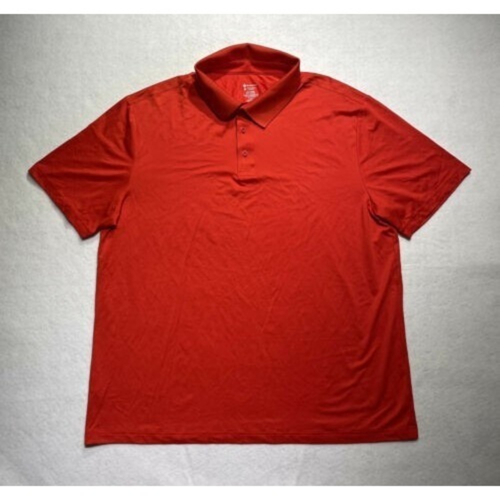 Member's Mark Performance Polo 50 UPF RED SMALL‎